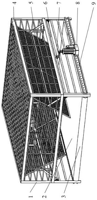 Automatic chicken raising cage with automatic chicken discharging function and use method thereof