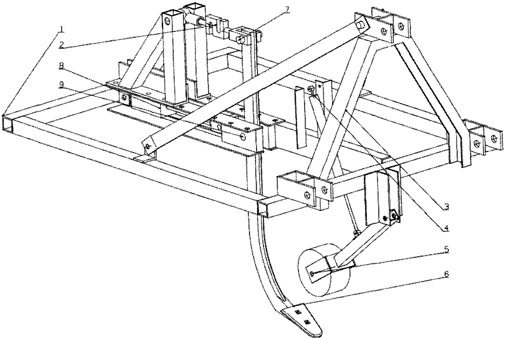 Subsoiler with continuous measurement of soil mechanical resistance