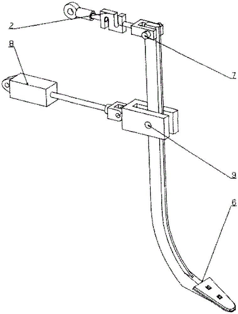 Subsoiler with continuous measurement of soil mechanical resistance