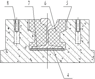 Method for prefabricating and constructing separated rail structure