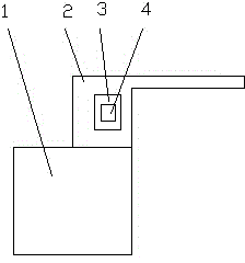 Timed flower watering device with integrated circuit