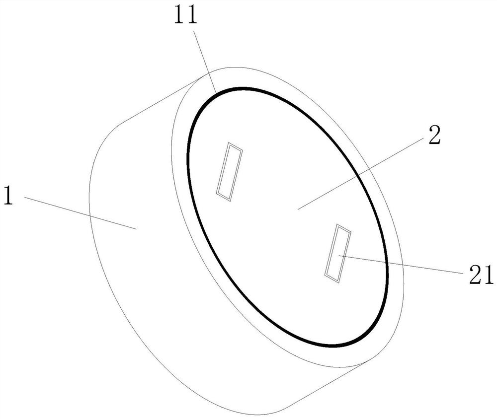 Plastic lithium battery shell and closed processing technology thereof