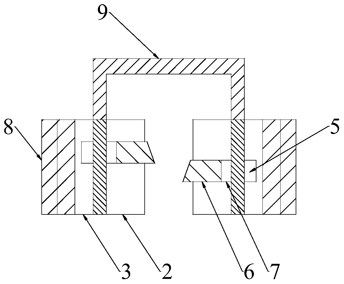 Forging device and forging method for multi-directional die forging of large complex forgings