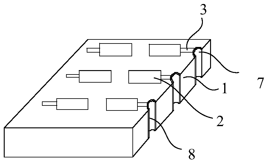 Miniature light-emitting diode display panel and manufacturing method thereof