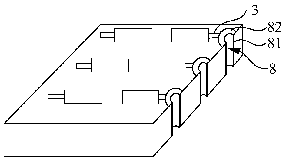 Miniature light-emitting diode display panel and manufacturing method thereof