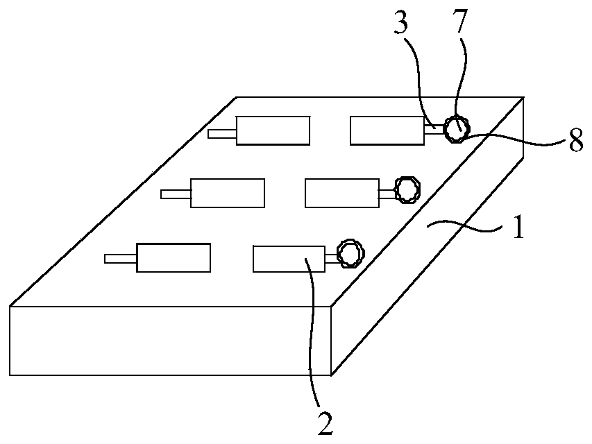 Miniature light-emitting diode display panel and manufacturing method thereof