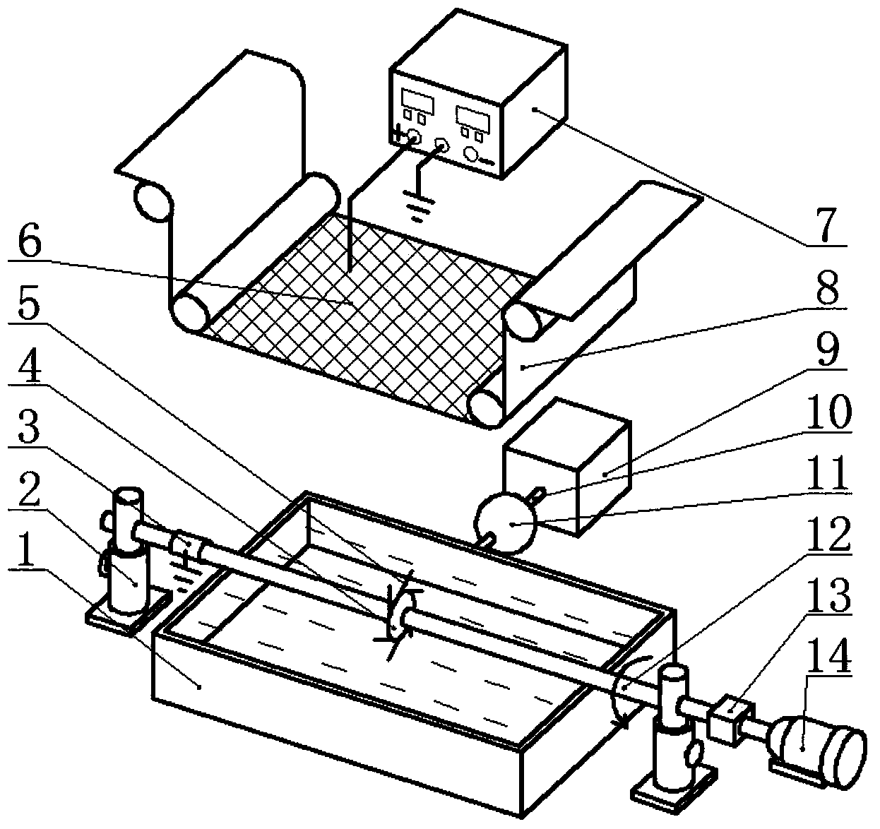 Fiber jetting device