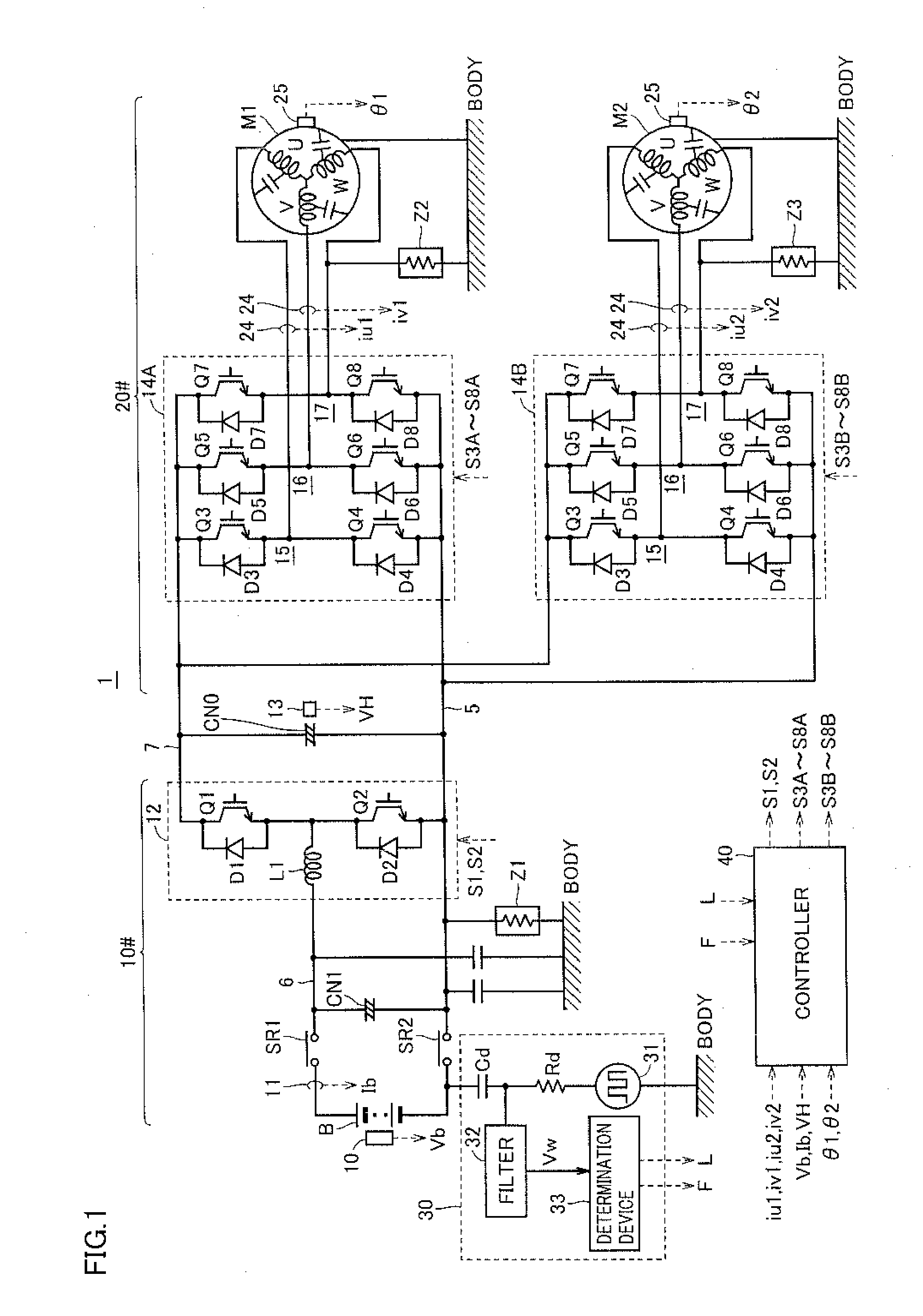 Controller for vehicle