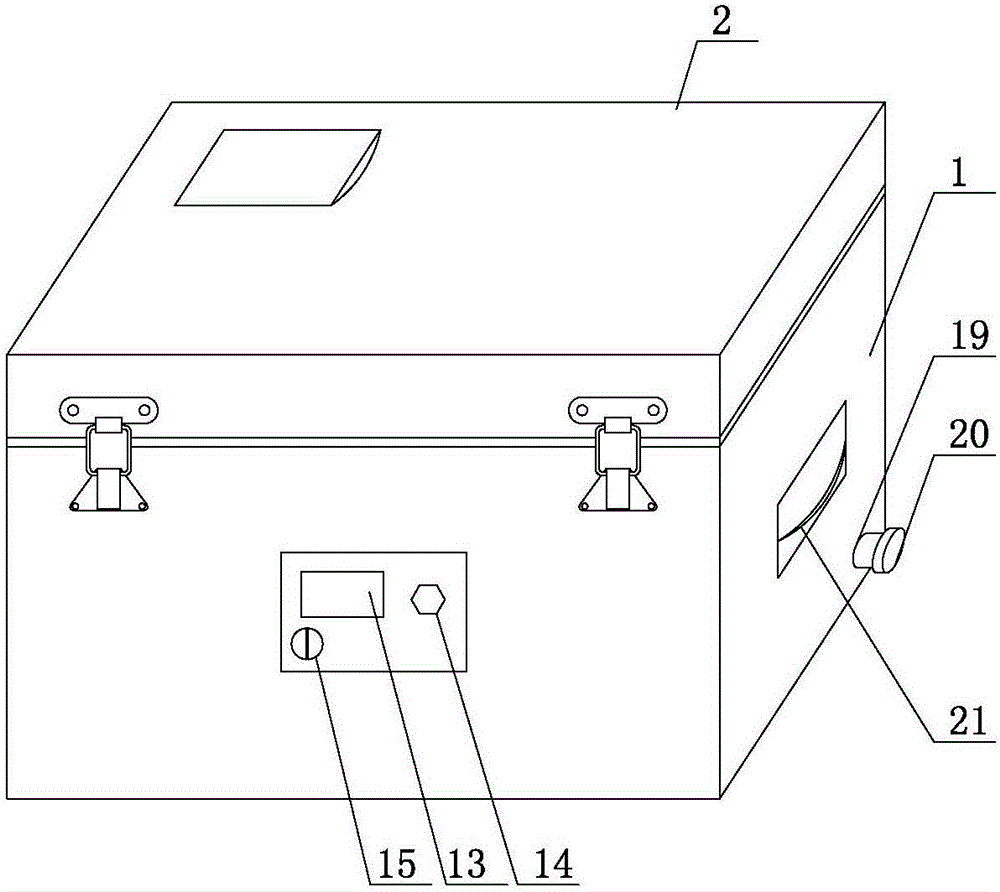 Intelligent temperature control early warning food security insulation box