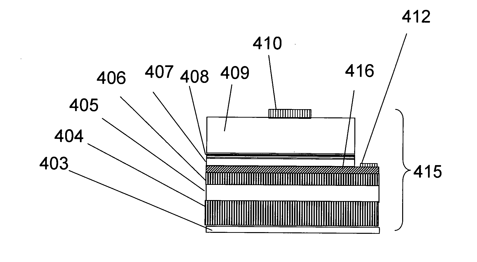 Electrically isolated vertical light emitting diode structure