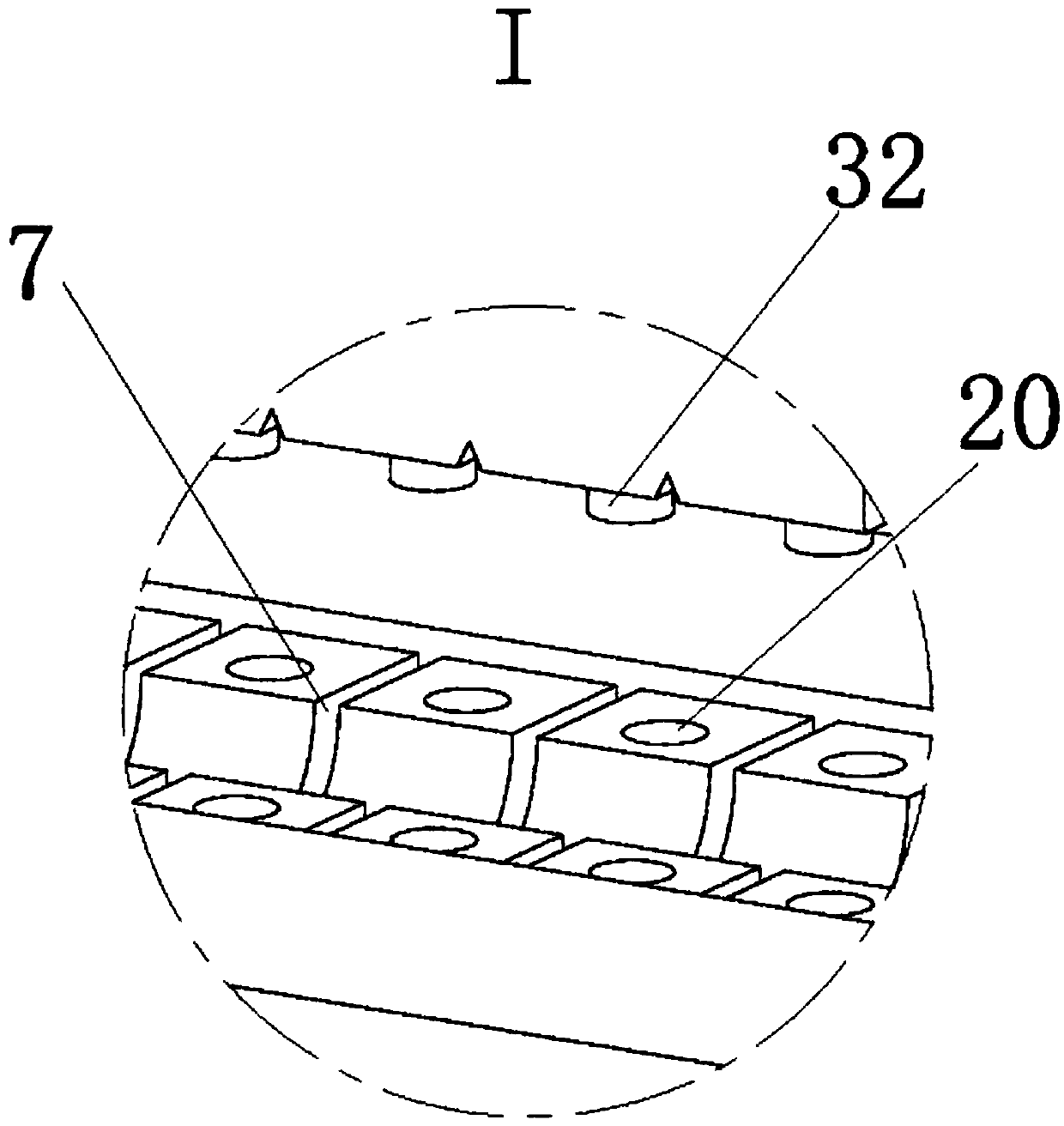 Machining device for automobile parts