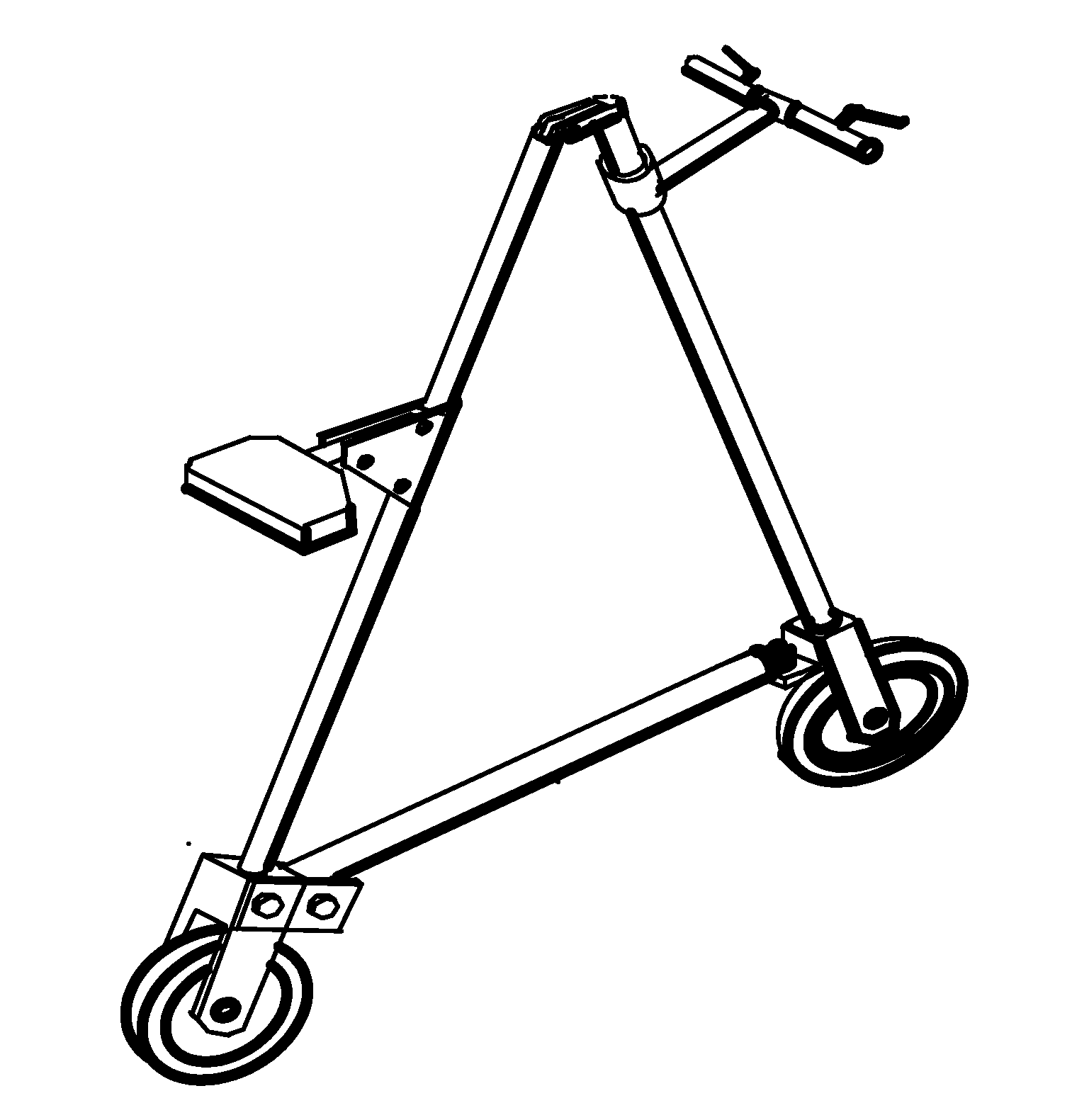 Two-Wheeled In-Line Walker