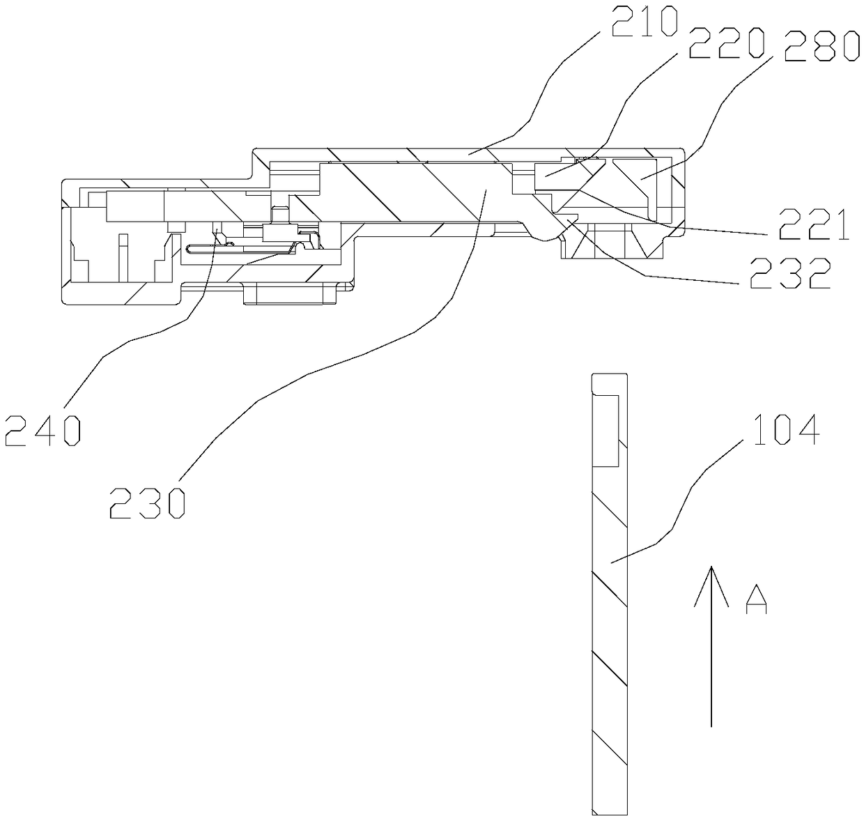 Door lock device