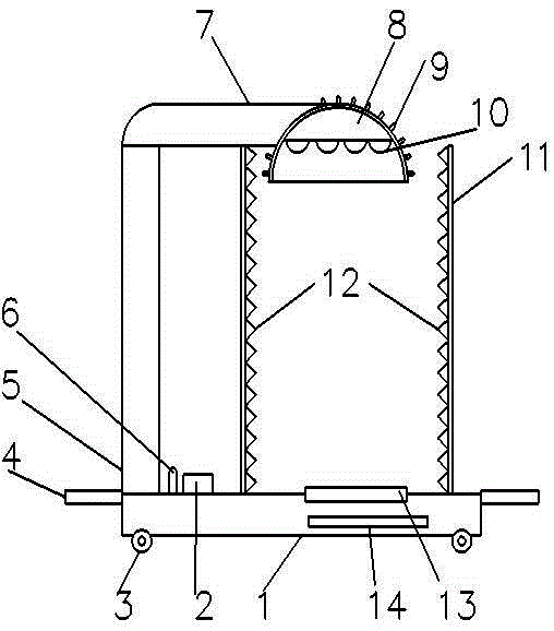 Household intelligent ultraviolet lamp