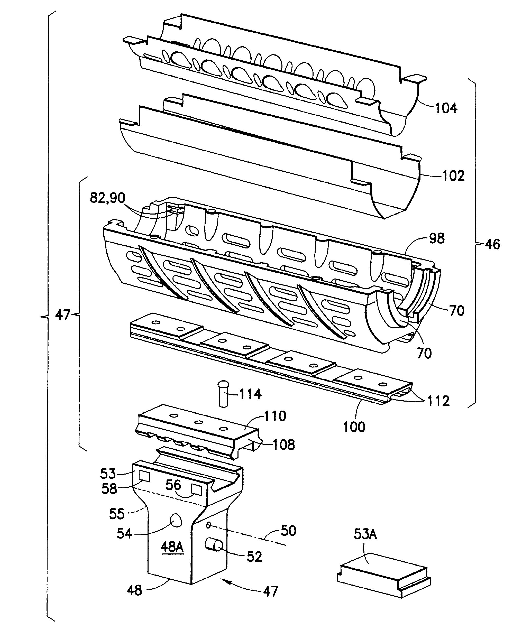 Hand grip system with integrated sight for mounting to firearm