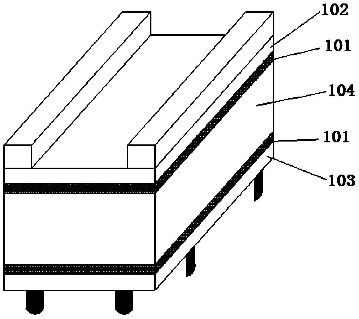 Method for weakening machine tool chatter and machine tool structure