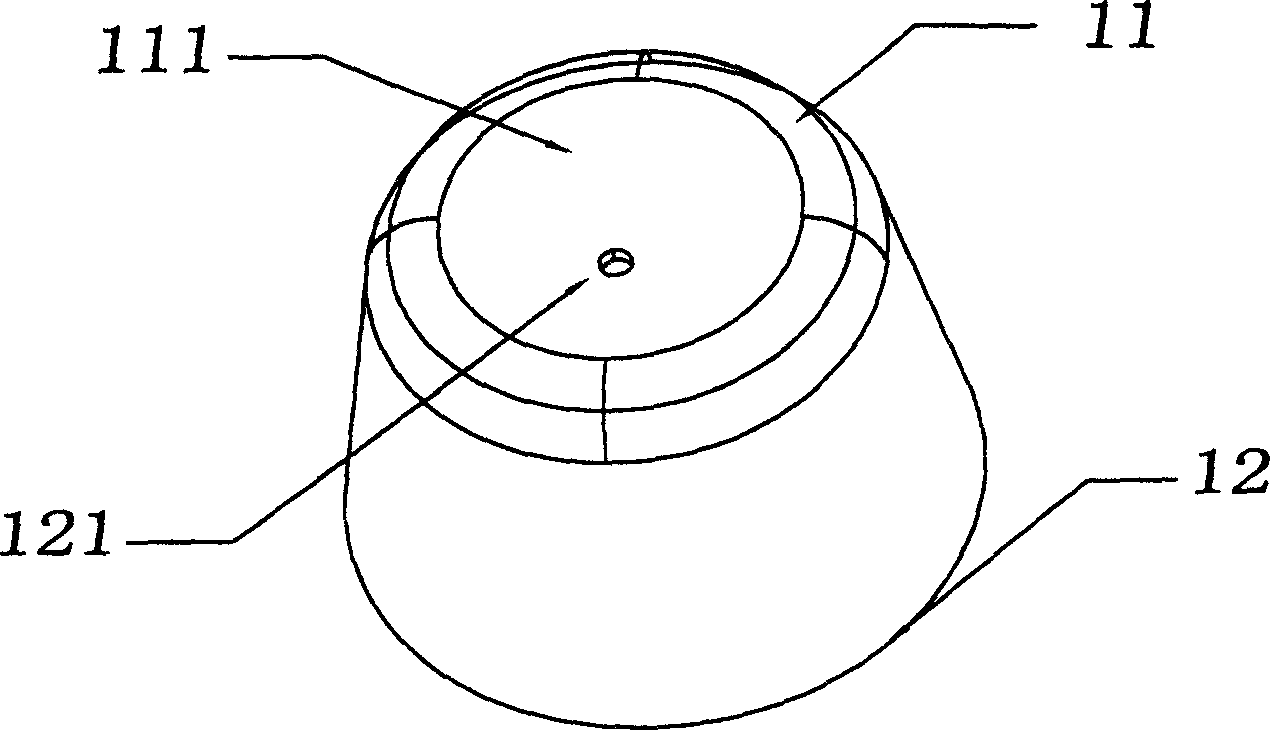 Combined type magnetic body structure