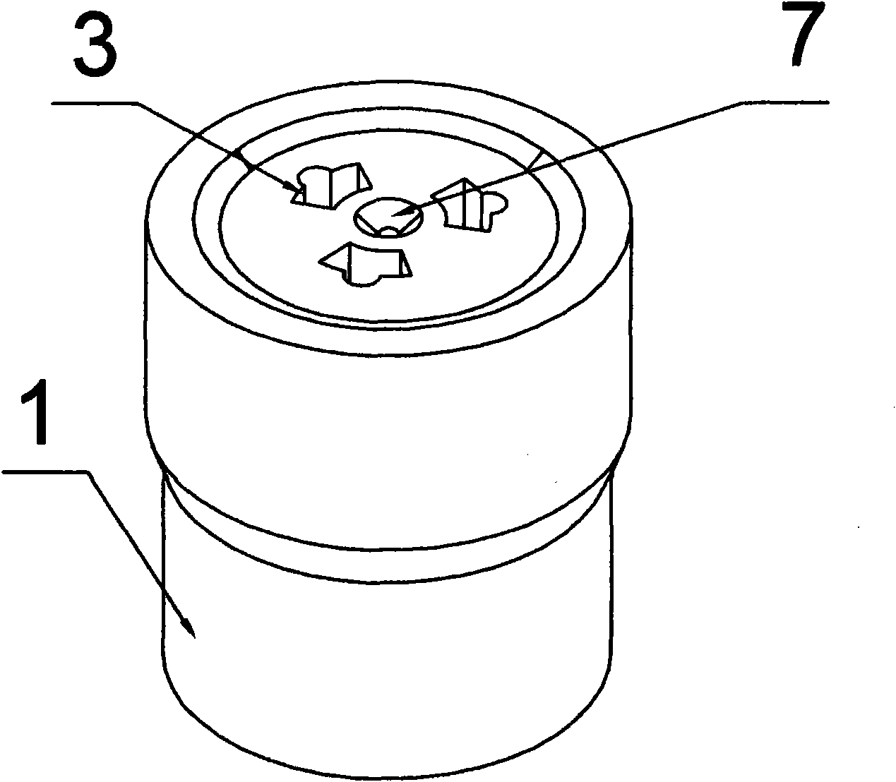 Counterweight metal for exhaust valve of pressure cooker, special mould and manufacturing method