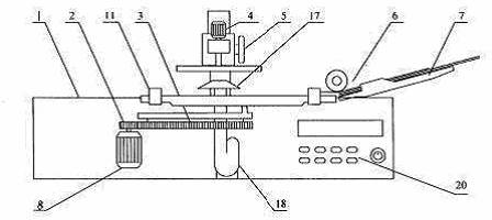 Automatic metallographic specimen polishing device