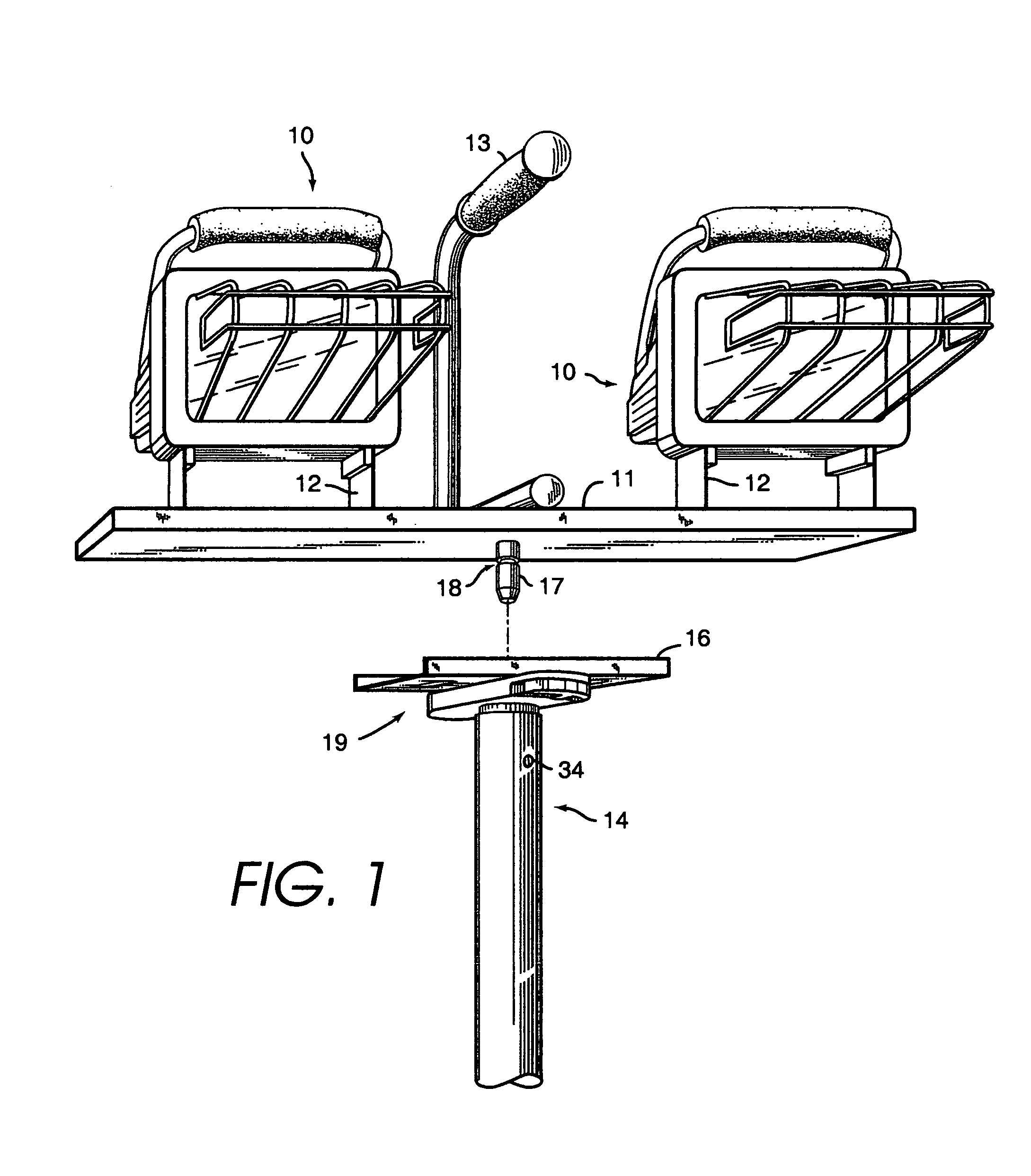 Quick-release worklight mounting