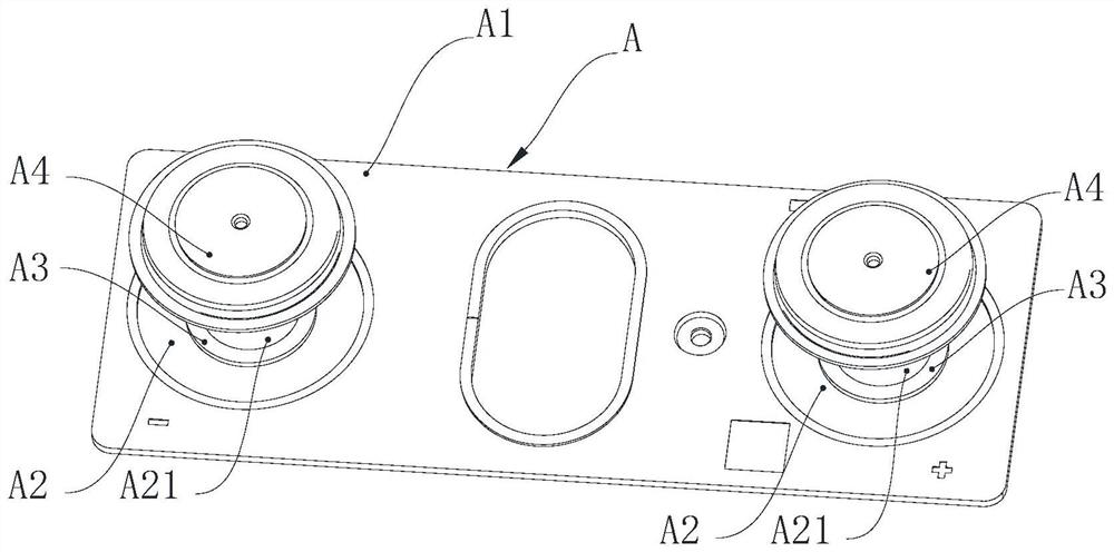 Battery cover plate pole welding tool