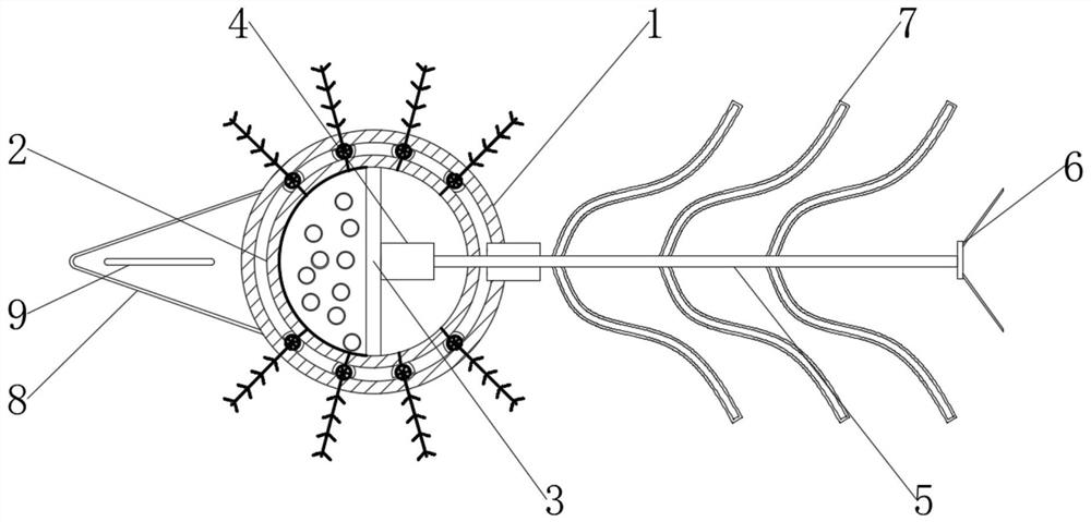 Floating type textile wastewater flocculent fiber recovery device