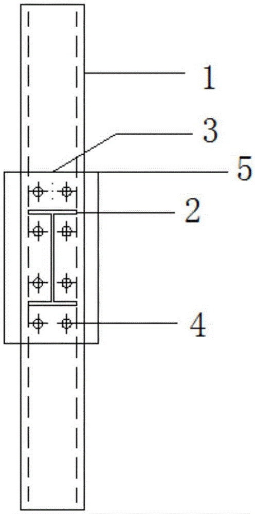 Connecting joint for outer sleeve pipe type concrete filled steel tubular column and steel girder end plate