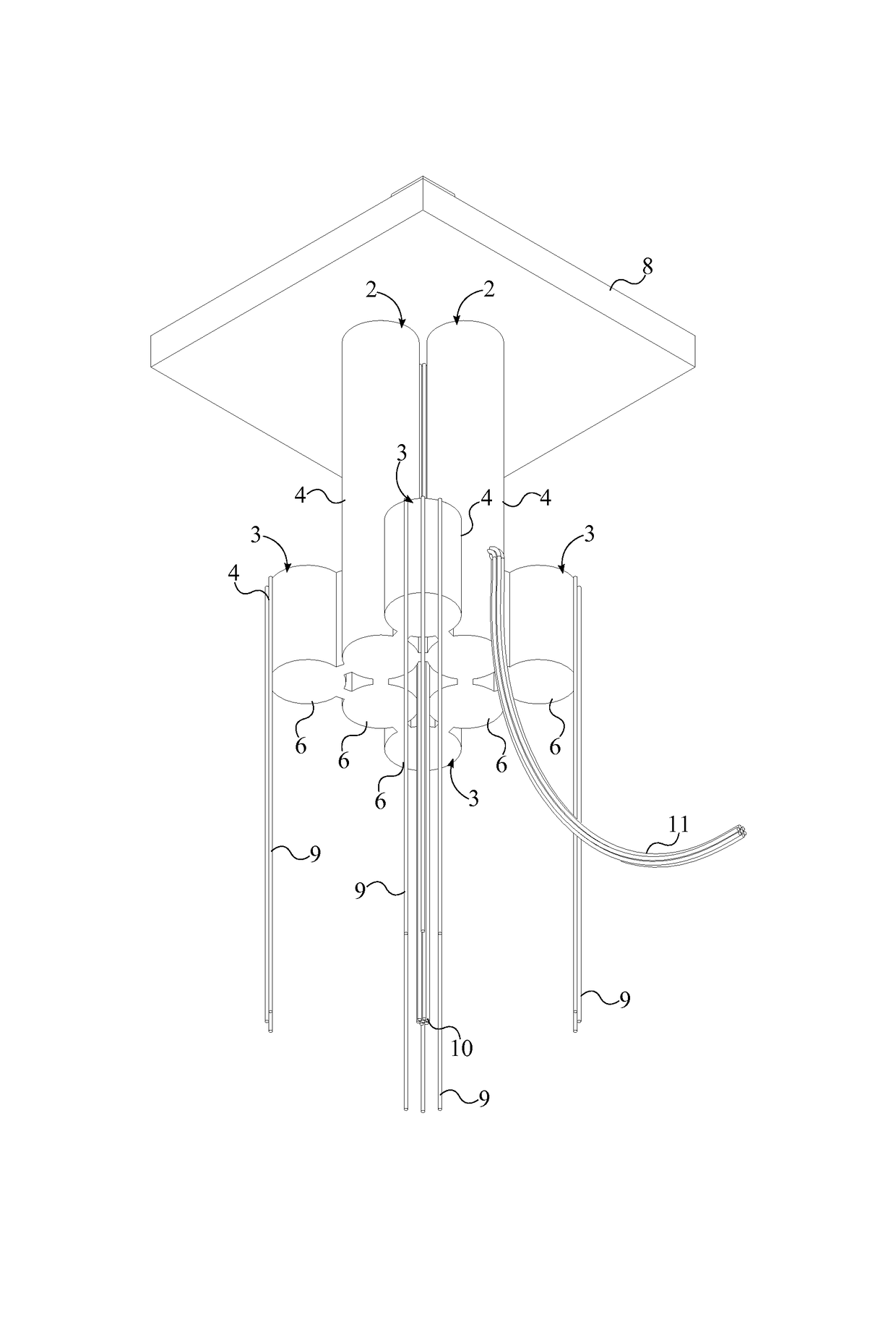 Multi-column tension leg platform