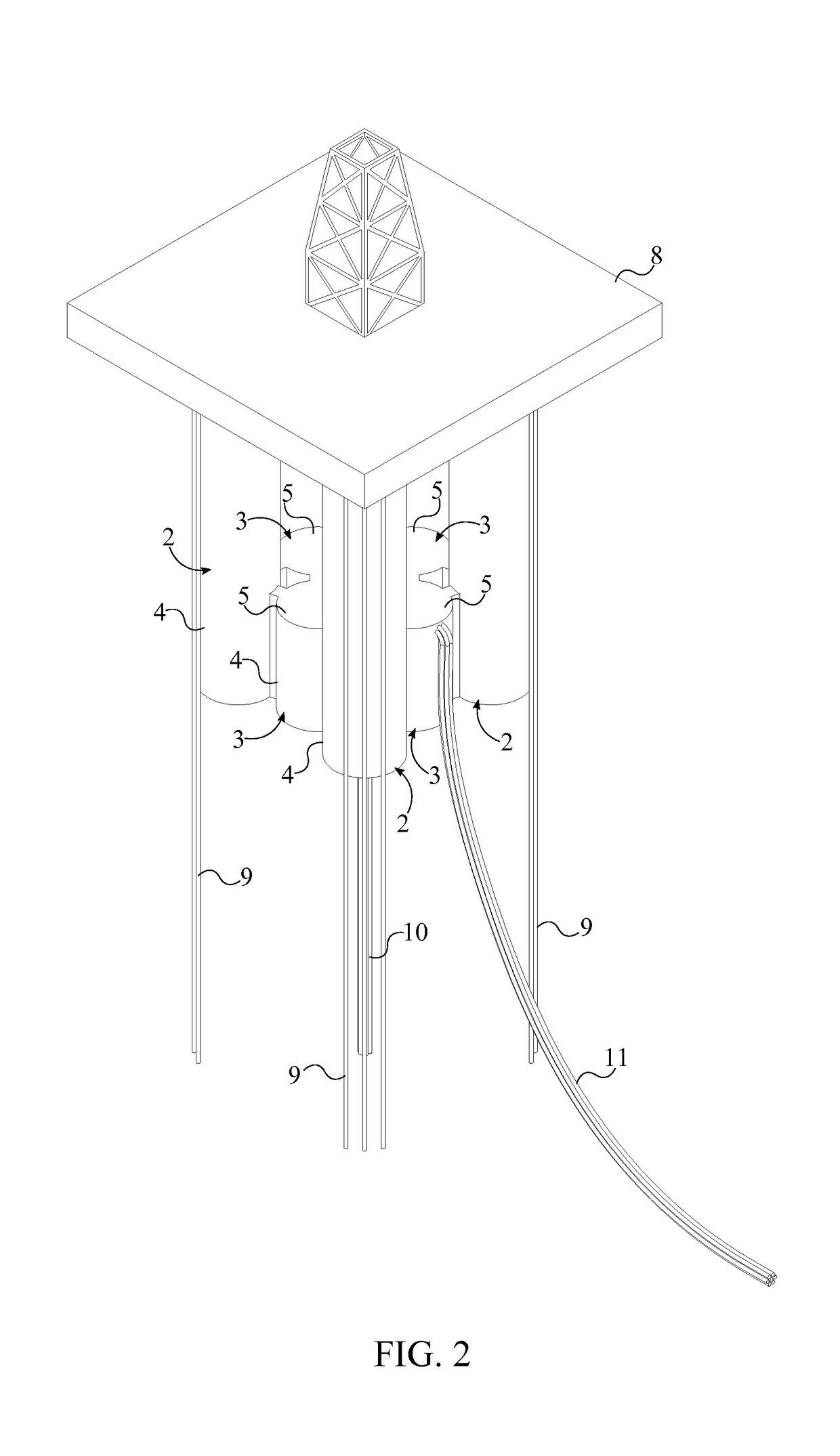 Multi-column tension leg platform