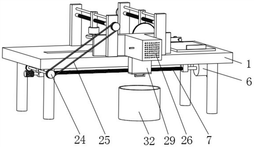 Marble building material cutting and grinding integrated equipment with dustproof function