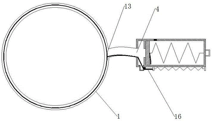 A laparoscopic specimen bag capable of automatic opening and closing