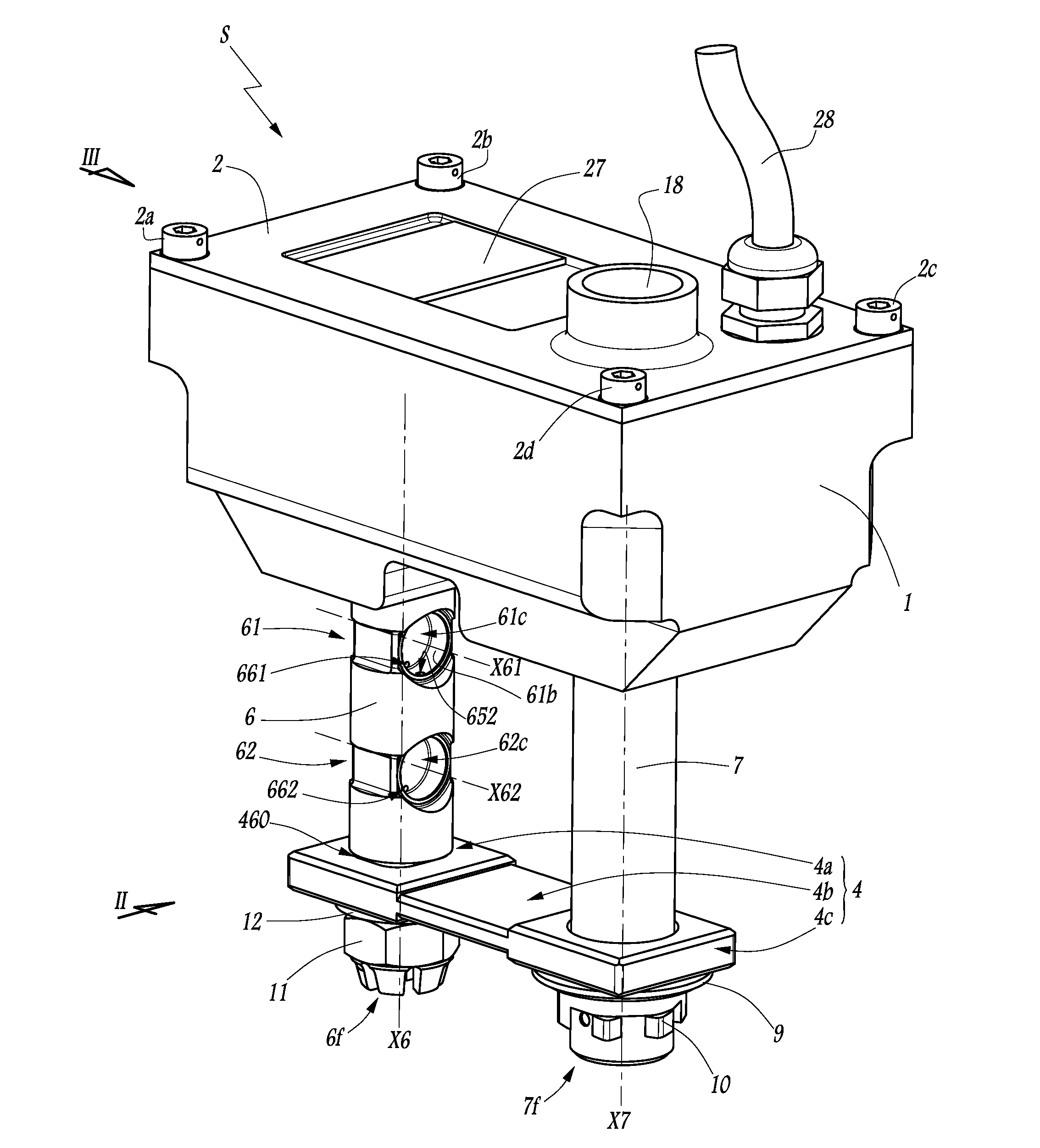 Flight unit control system, flight control device including such a system, and use of such a system