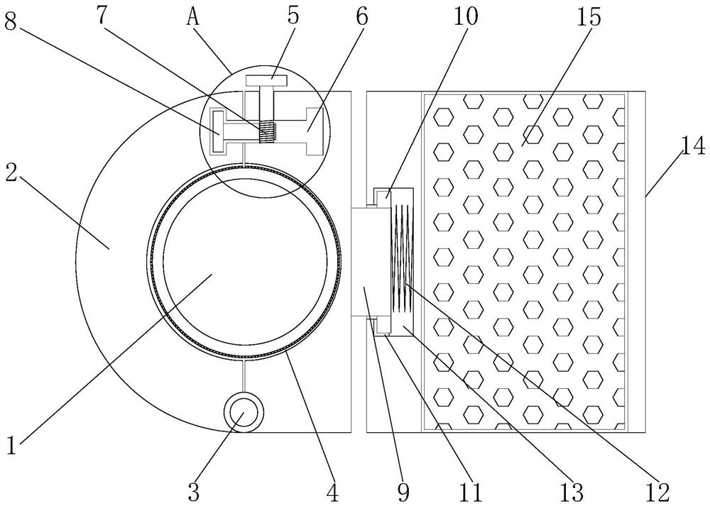 Building scaffold construction auxiliary device