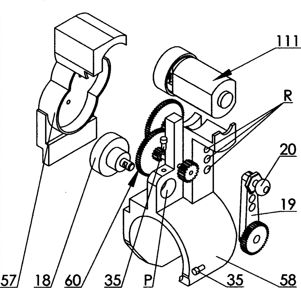 Human hand far knuckle joint force feedback unit