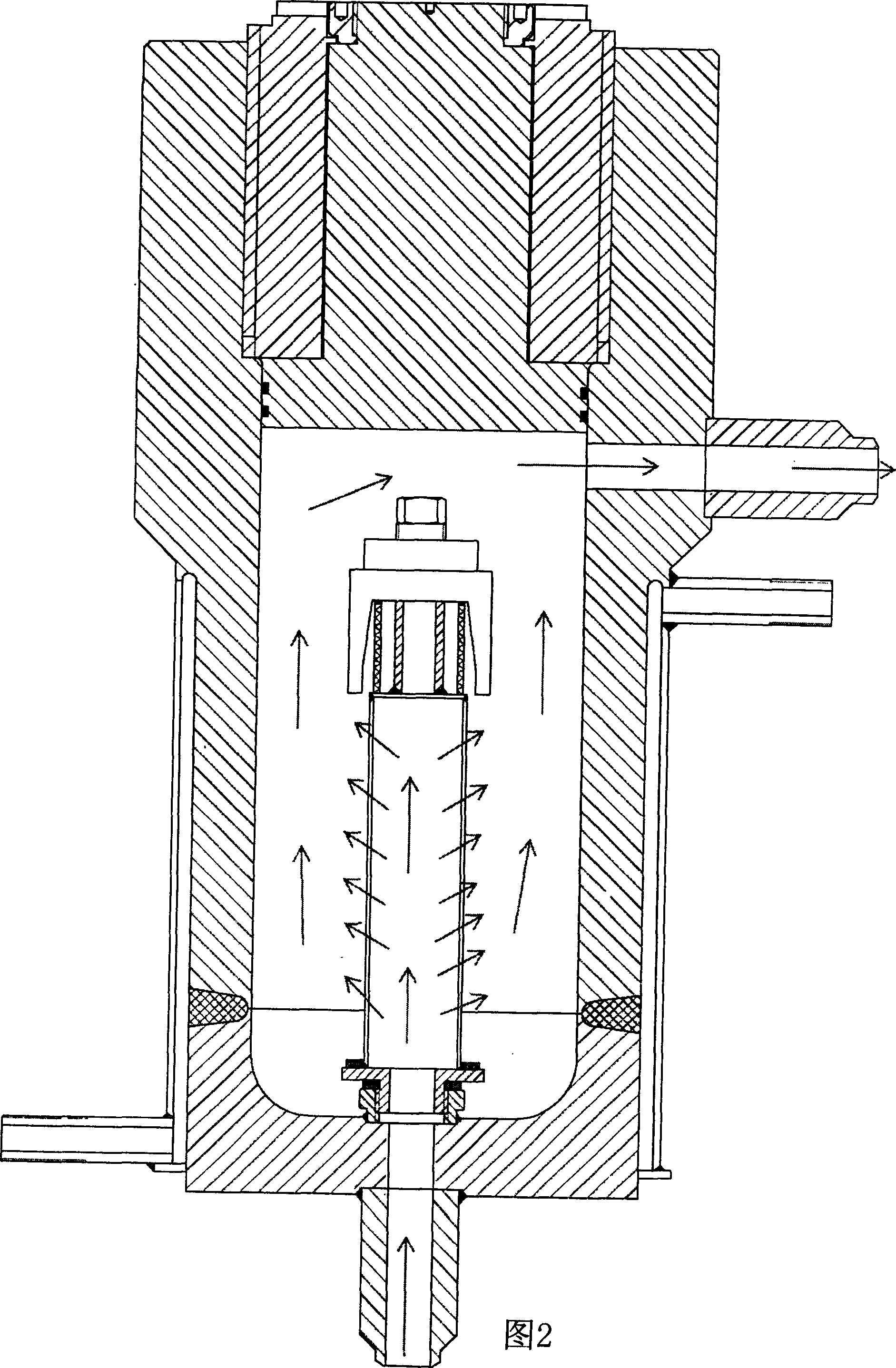 Dying still in supercritical CO2 dyeing device