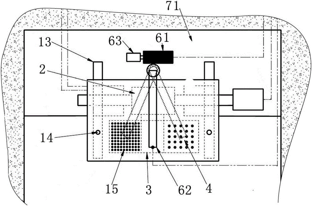 Underwater disassembling repairing device and process of spent fuel assembly of pressurized water reactor