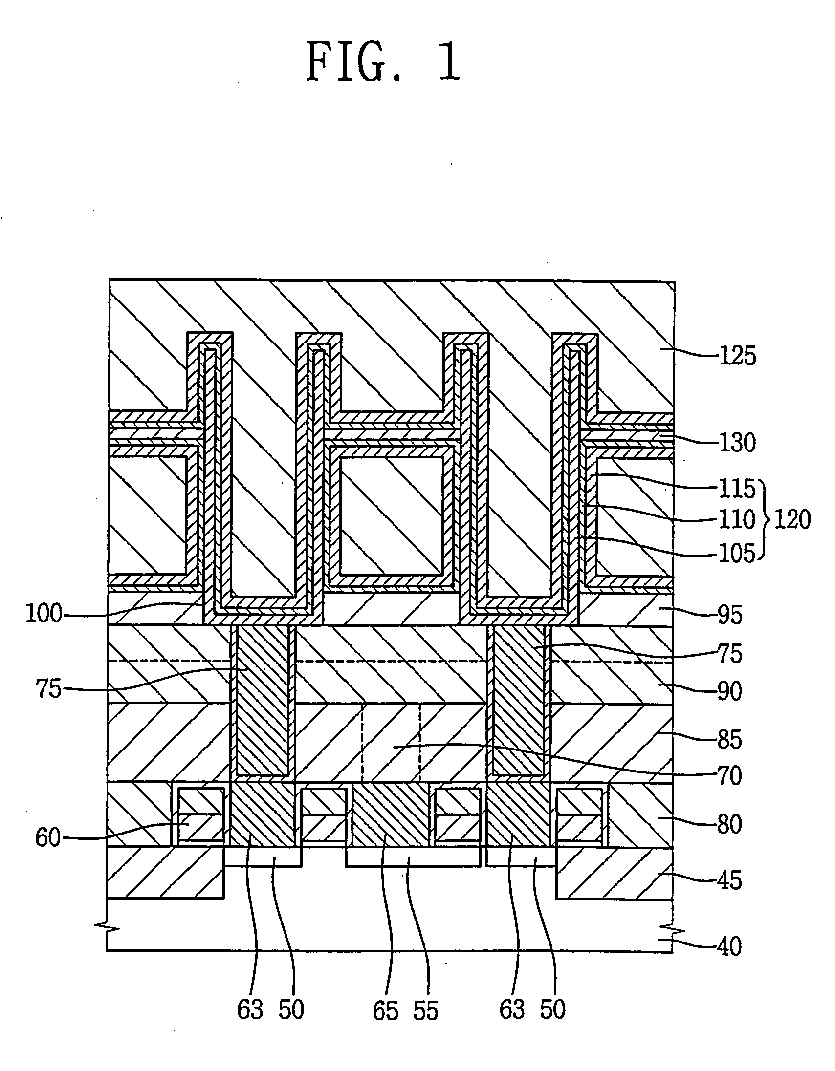 Semiconductor device including a capacitor having improved structural stability and enhanced capacitance, and method of manufacturing the semiconductor device