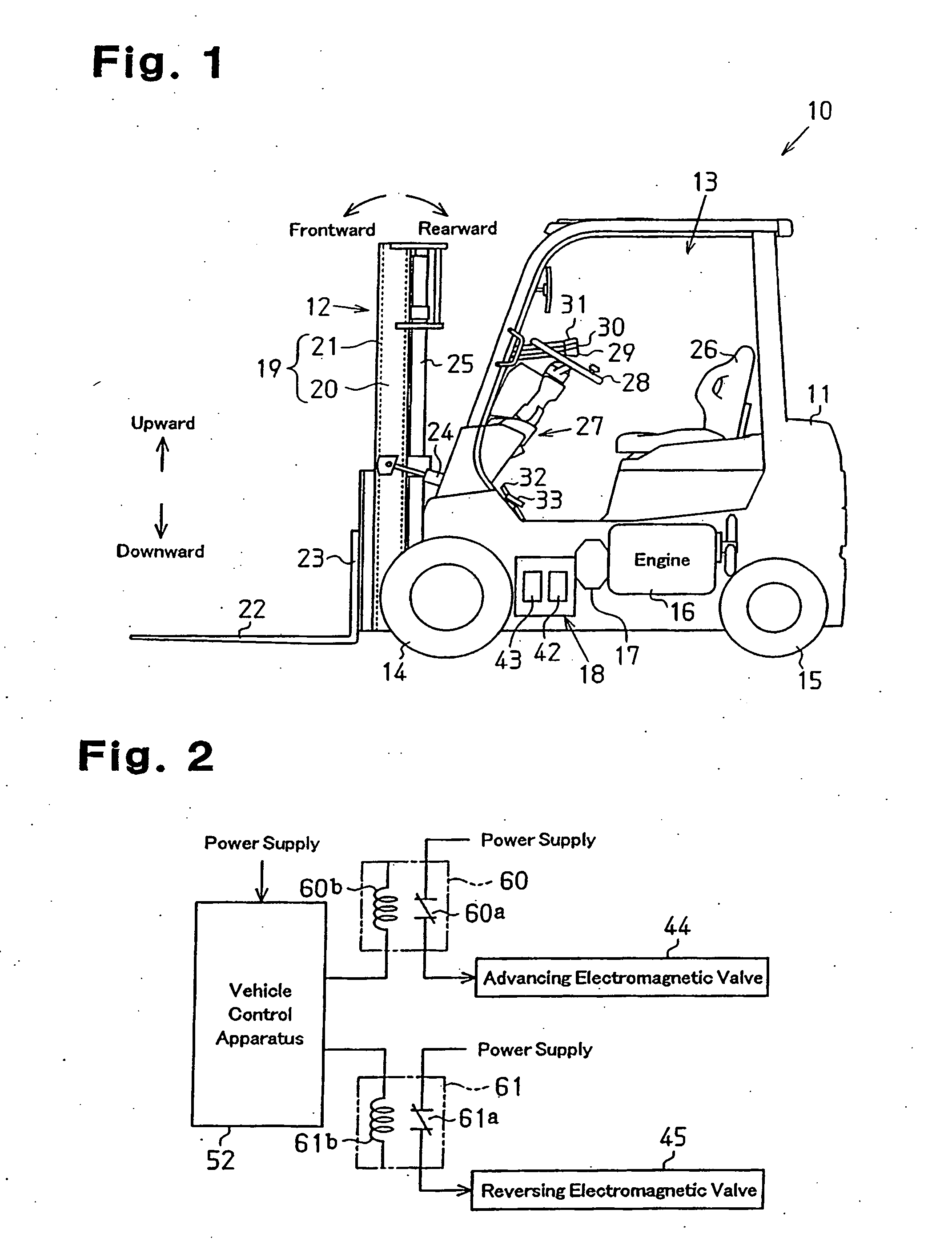 Drive control apparatus for forklift