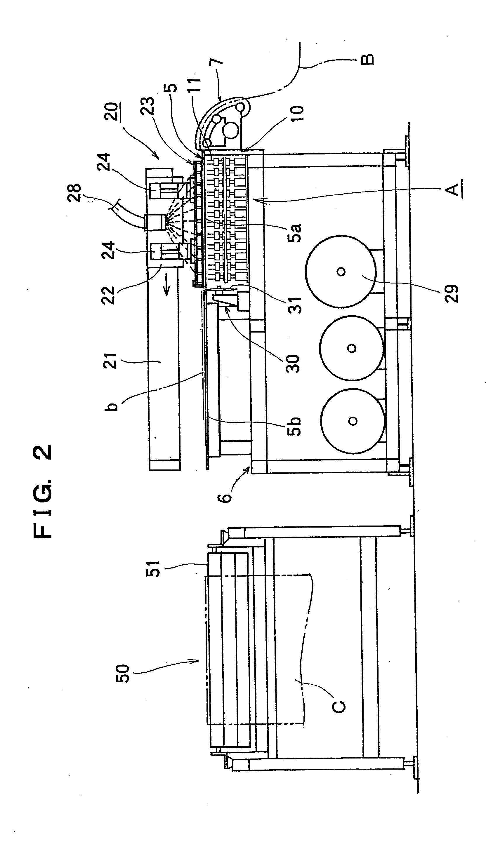 Perforating apparatus for tire constituent member