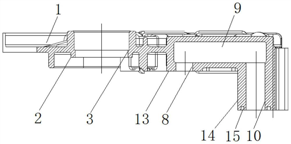 Built-in oil pump gear chamber