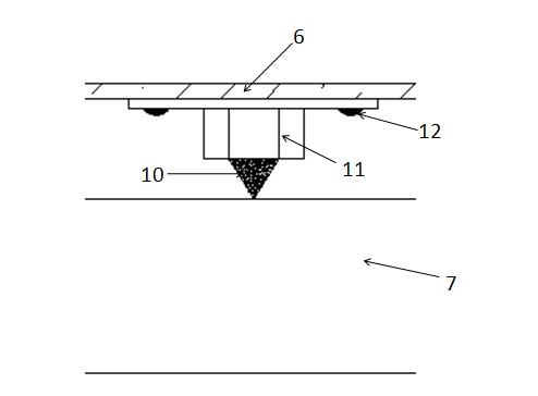 Module surface cleaning device and module surface cleaning method