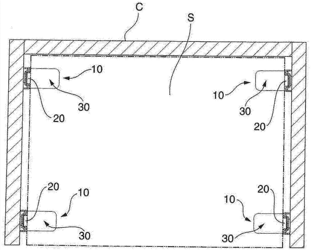 Goods Shelf Support Member Installation Device And Goods Shelf Post