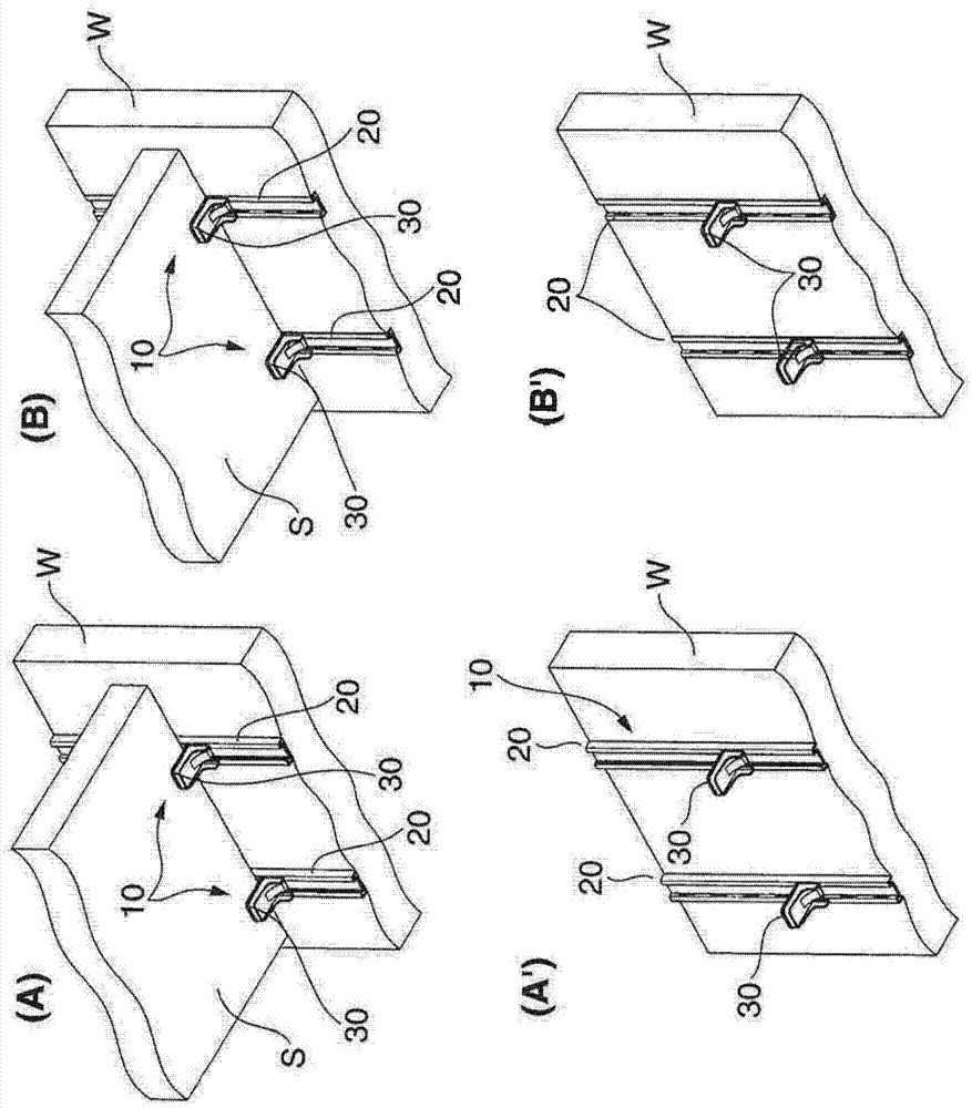 Goods Shelf Support Member Installation Device And Goods Shelf Post