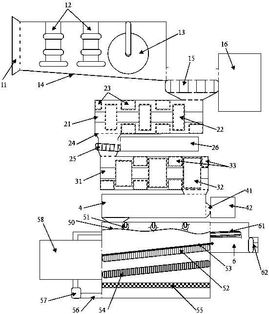 Building garbage treatment device