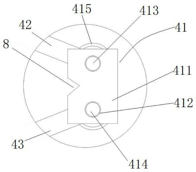 A device for implanting a nasal bone prosthesis without trace and its application method