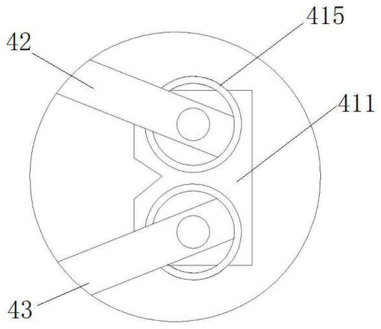 A device for implanting a nasal bone prosthesis without trace and its application method