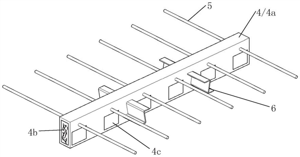 Cold and heat preventing bridge joint for cantilever slab component and building with cold and heat preventing bridge joint