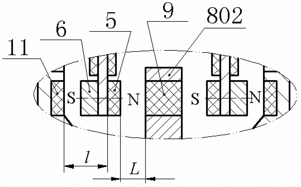 Shaft-end overhung piezoelectric cantilever beam electric generator