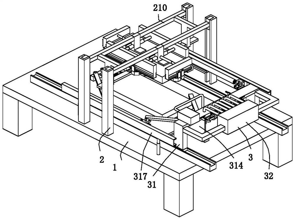 Integrated insulation board production board composite bonding device and method