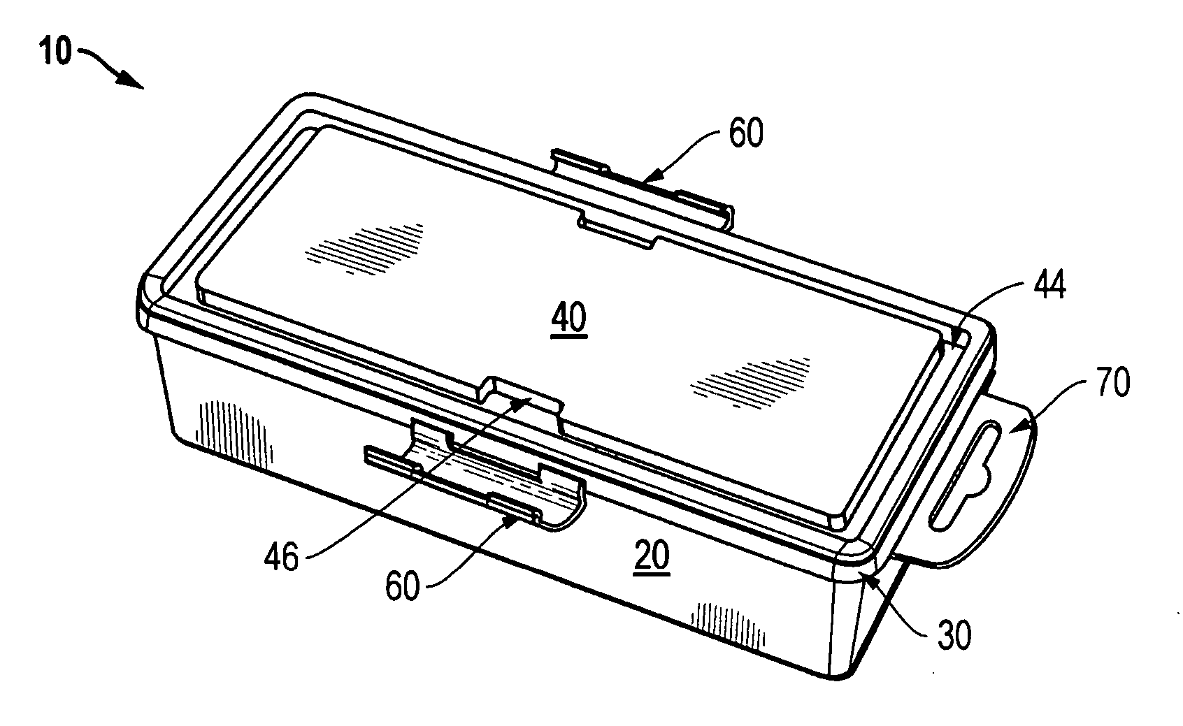 Reusable container for retail display of electric cable components